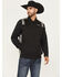 Image #1 - RANK 45&reg; Men's Starburst Bomber Vest, Black, hi-res