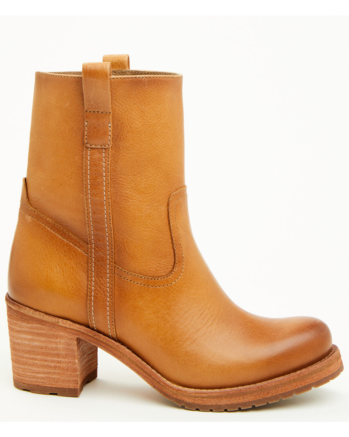 Image #2 - Cleo + Wolf Women's Scout Short Boots - Round Toe, Honey, hi-res