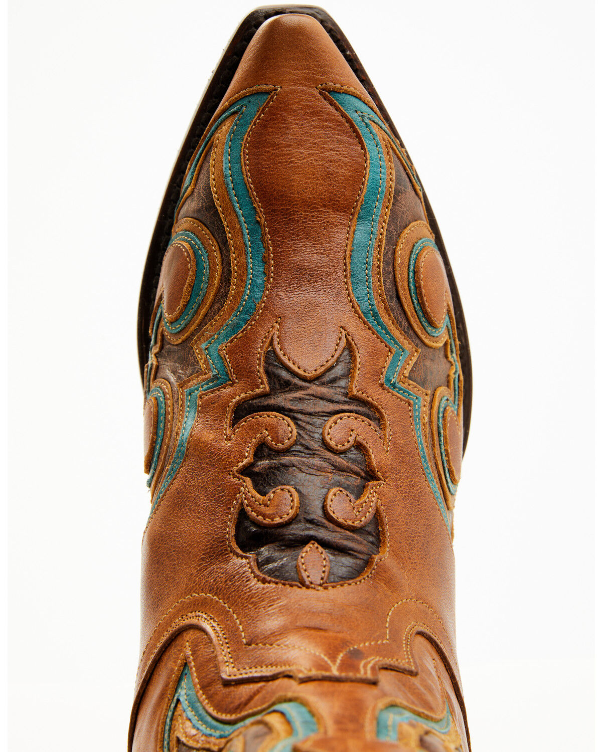 Image #6 - Dan Post Men's 13" Ruthless Orville Western Boots - Snip Toe, Chocolate, hi-res