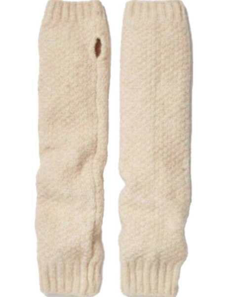 Image #3 - Free People Women's Amour Knit Arm Warmers, Cream, hi-res