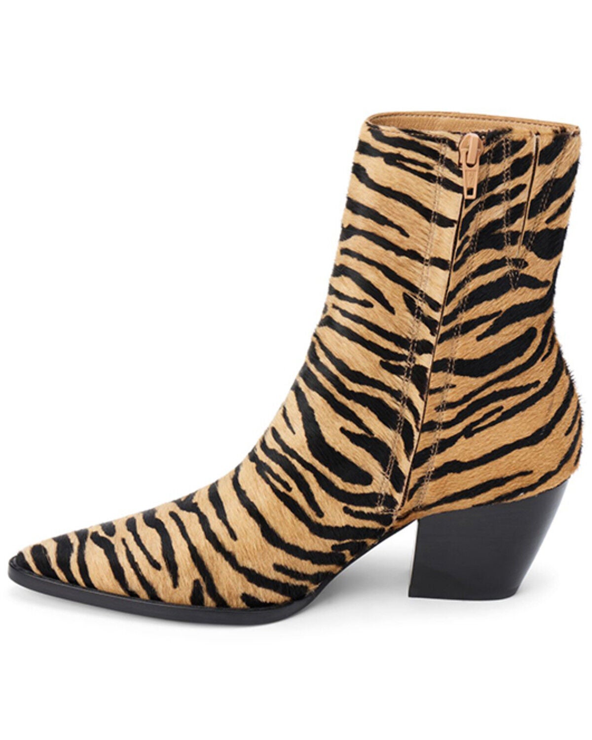 Image #3 - Matisse Women's Caty Tiger Print Ankle Boots - Round Toe, Multi, hi-res