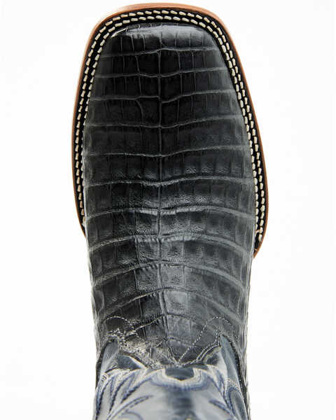 Image #6 - Cody James Men's Exotic Caiman Belly Western Boots - Broad Square Toe, Black, hi-res