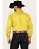 Image #4 - Ariat Men's Team Logo Twill Long Sleeve Button-Down Western Shirt, Yellow, hi-res
