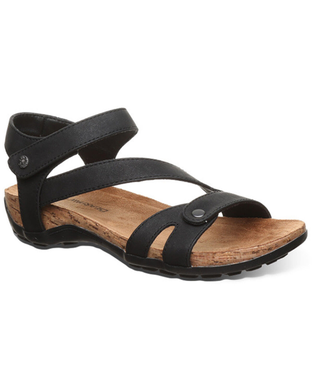 Image #1 - Bearpaw Women's Solana Casual Sandals, Black, hi-res