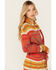 Image #3 - Pendleton Women's Printed Cardigan, Brown, hi-res