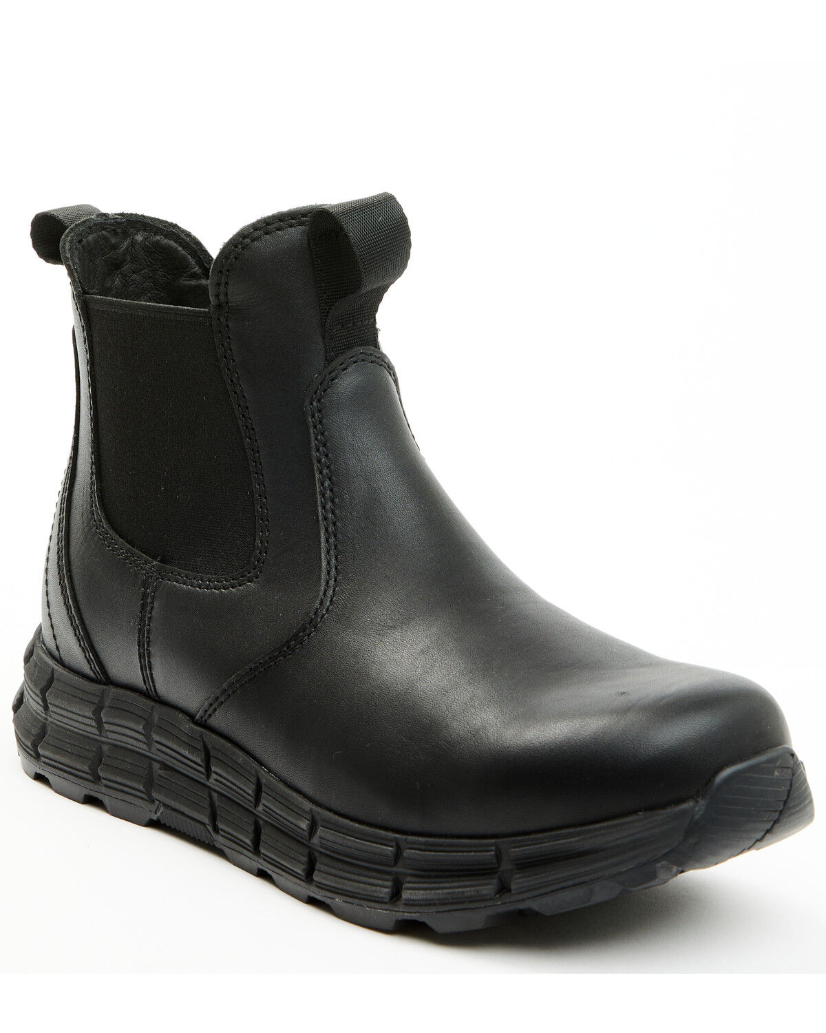 Image #1 - Hawx Men's Athletic Uniform Chelsea Boots - Soft Toe, Black, hi-res