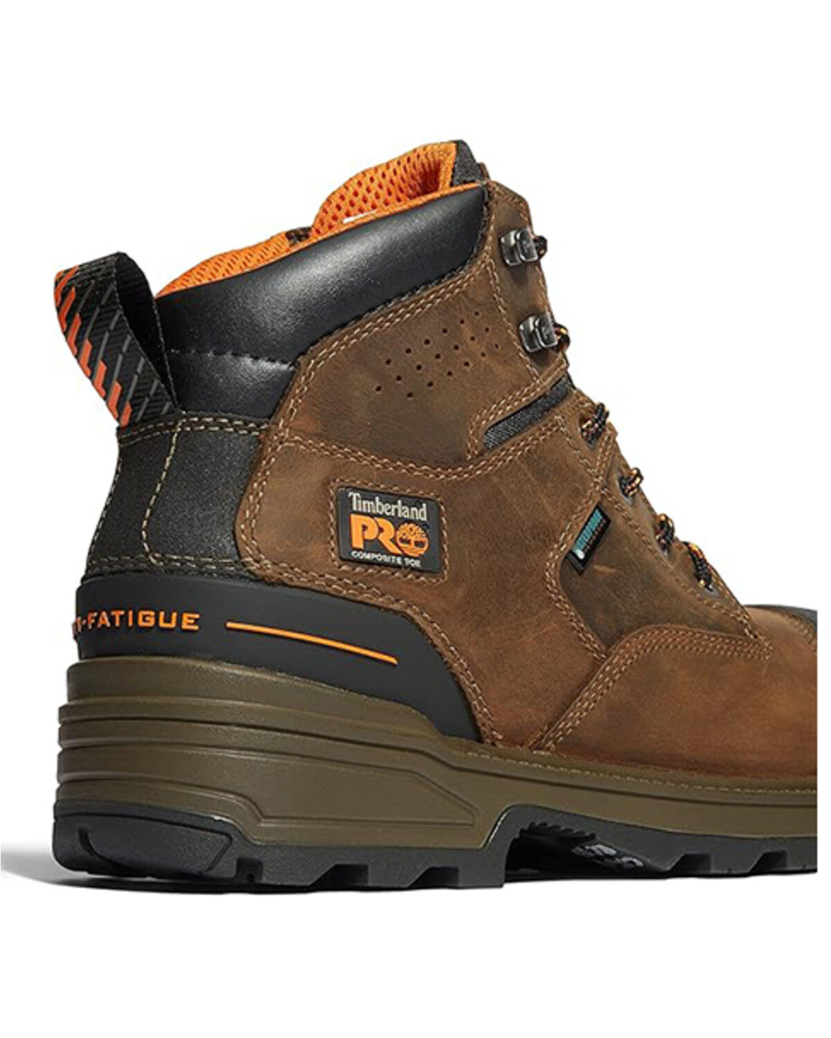 Image #4 - Timberland Pro Men's 6" Magnitude Waterproof Work Boots - Composite Toe, Brown, hi-res