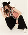 Double D Ranch Women's Song Of The West Suede Vest , Peach, hi-res