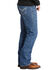 Rock & Roll Denim Men's FR Medium Wash Double Barrel Relaxed Fit Bootcut Jeans, Indigo, hi-res