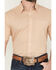 Image #3 - RANK 45&reg; Men's Cowboy Co Geo Print Short Sleeve Button-Down Stretch Western Shirt, Camel, hi-res