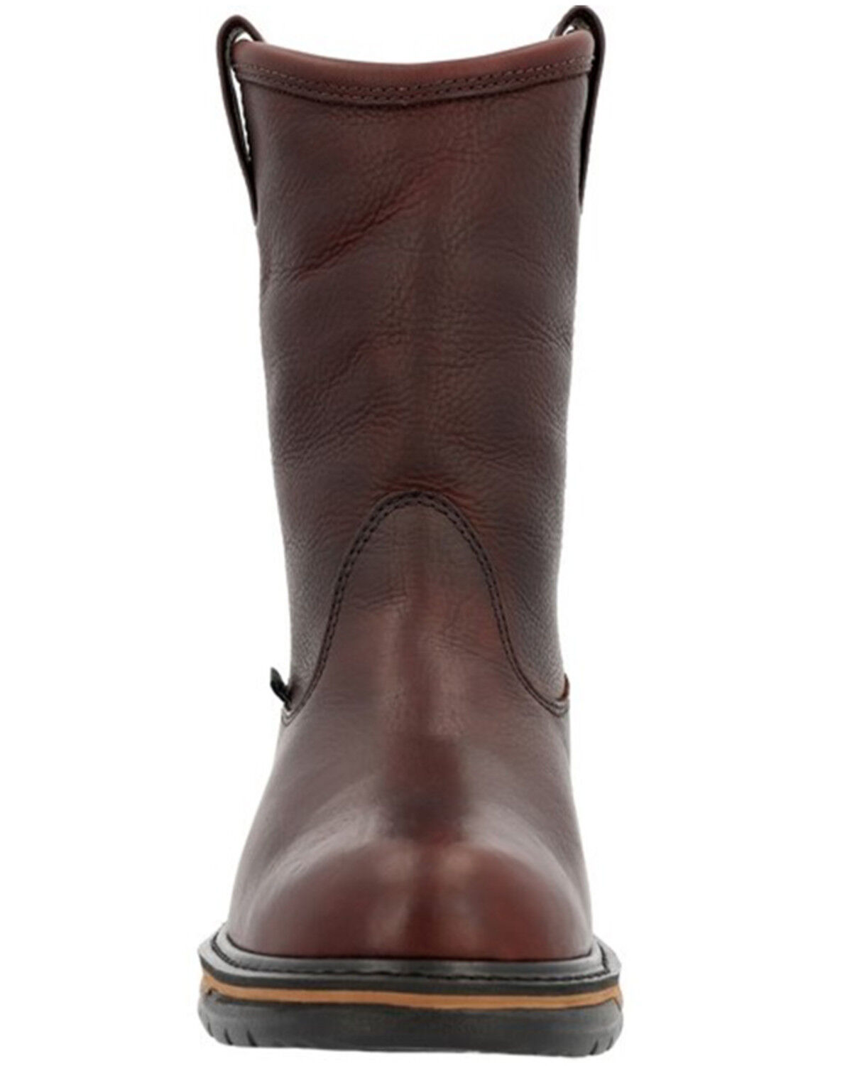 Image #4 - Rocky Men's IronClad Pull On Waterproof Work Boot - Steel Toe, Brown, hi-res