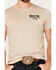Image #3 - Pendleton Men's Boot Barn Exclusive Rodeo Rider Short Sleeve Graphic T-Shirt, Tan, hi-res