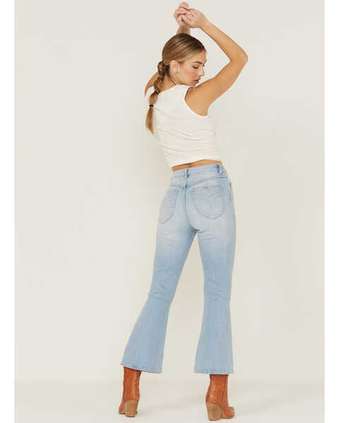 Image #4 - Rolla's Women's Dusters Bluebird Crop Bootcut Jeans, Blue, hi-res