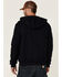Image #4 - Hawx Men's Navy Pro Insulated Hooded Zip-Front Bomber Work Jacket, Navy, hi-res