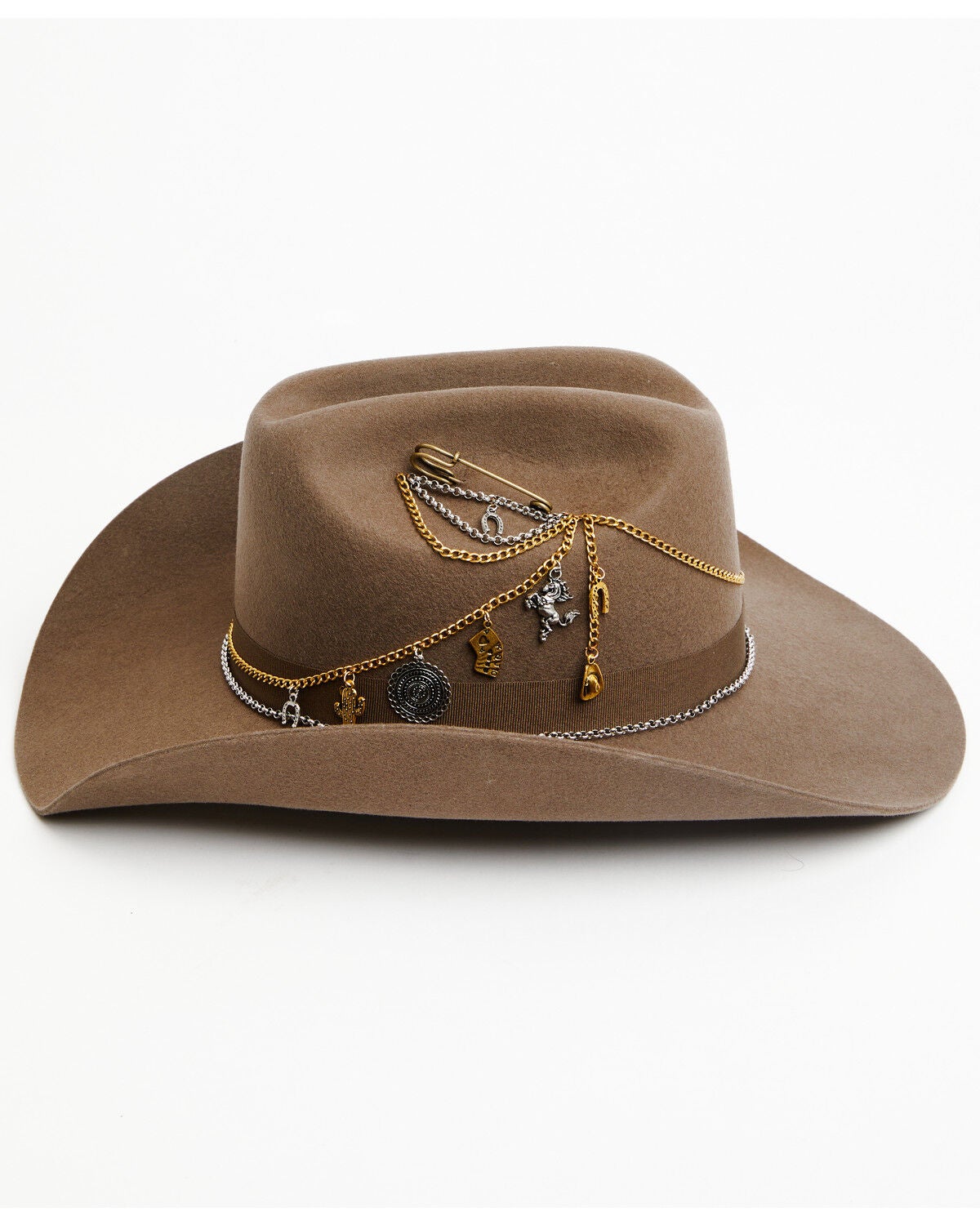 Image #6 - Shyanne Women's Stevie Wool Cowboy Hat, Chocolate, hi-res