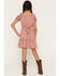 Image #4 - Ash & Violet Girls' Western Floral Print Dress, Pink, hi-res