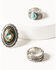 Image #1 - Shyanne Women's Mystic Summer Concho Ring Set - 3-Piece, Silver, hi-res