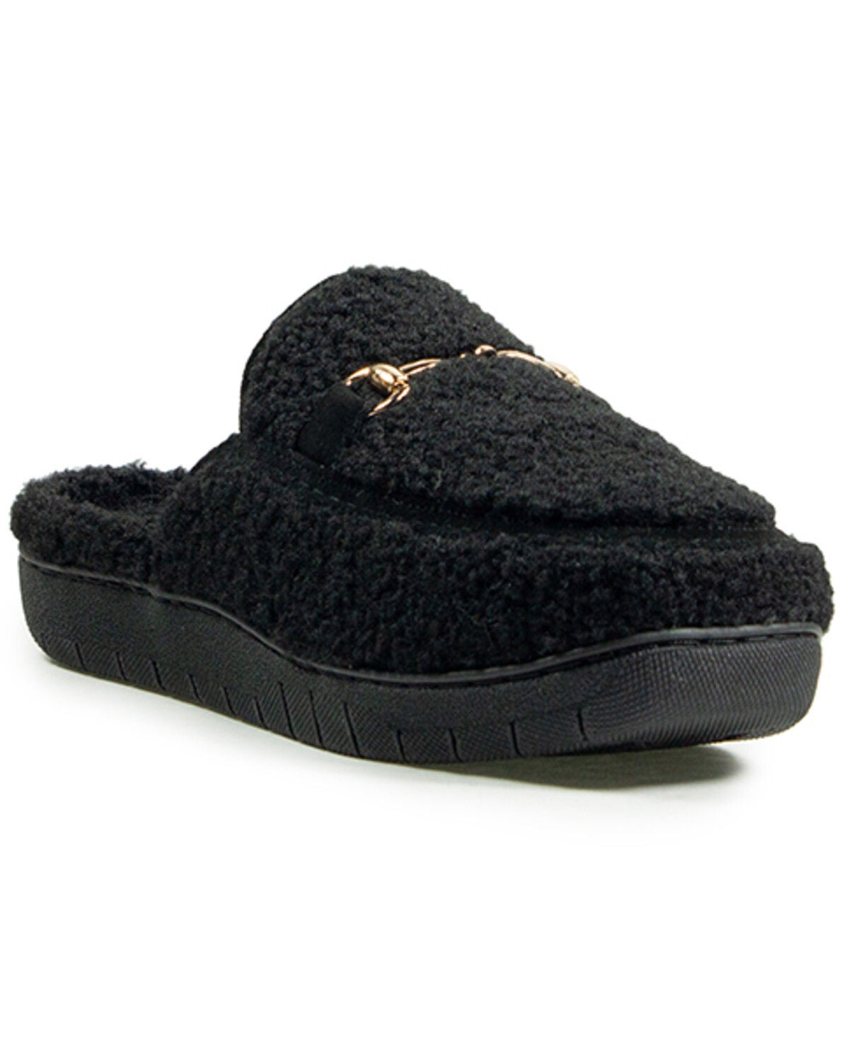 Image #1 - Ariat Women's Lexington Snaffle Slippers, Black, hi-res