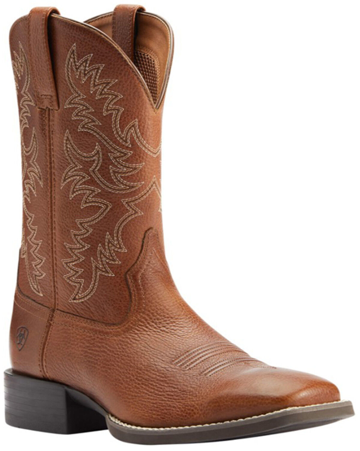 Image #1 - Ariat Men's Sport Latigo Western Performance Boots - Broad Square Toe, Brown, hi-res
