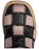 Image #6 - Ferrini Women's Patchwork Western Boots - Broad Square Toe, Pink/black, hi-res
