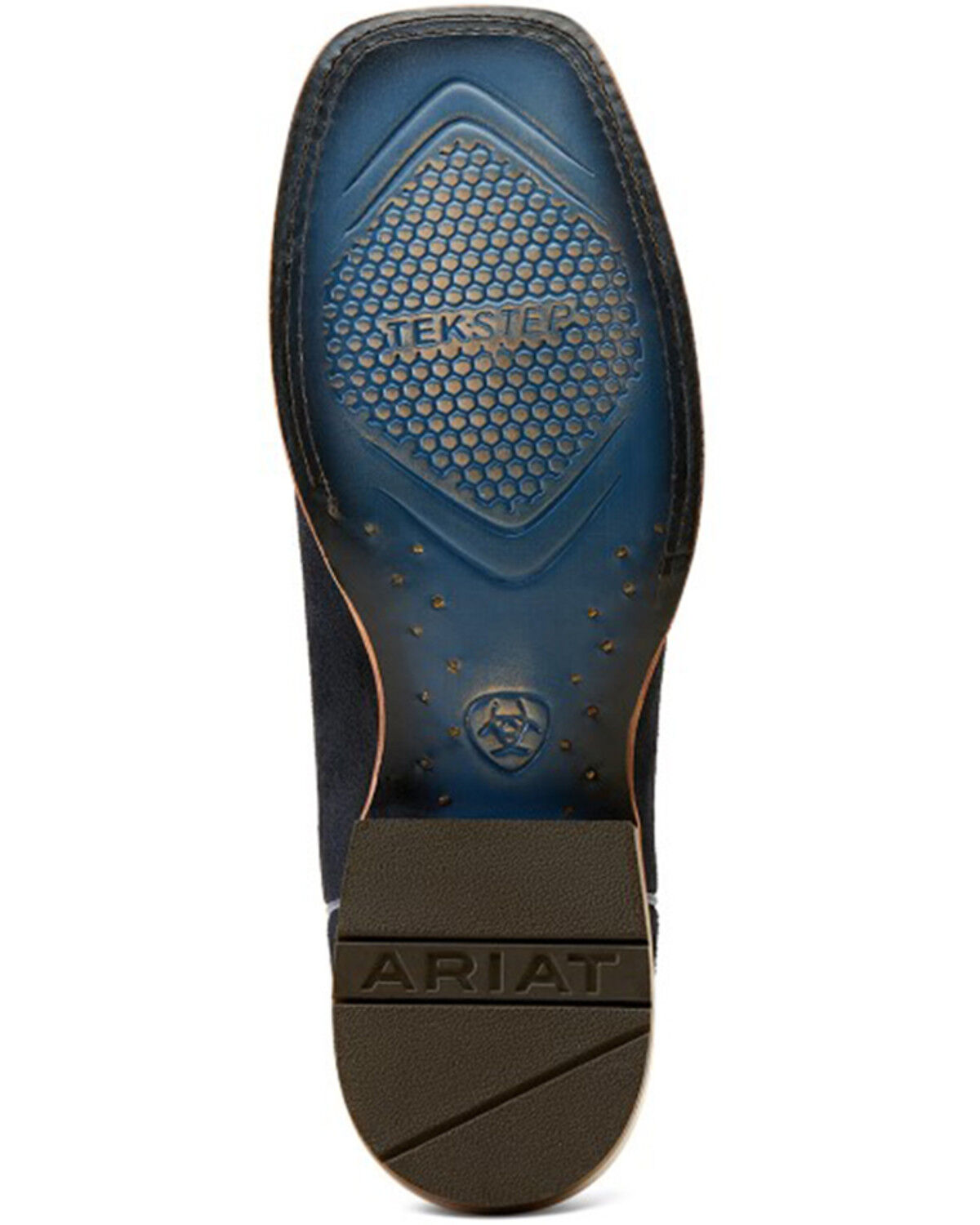 Image #5 - Ariat Men's Sting Roughout Western Boots - Broad Square Toe, Blue, hi-res
