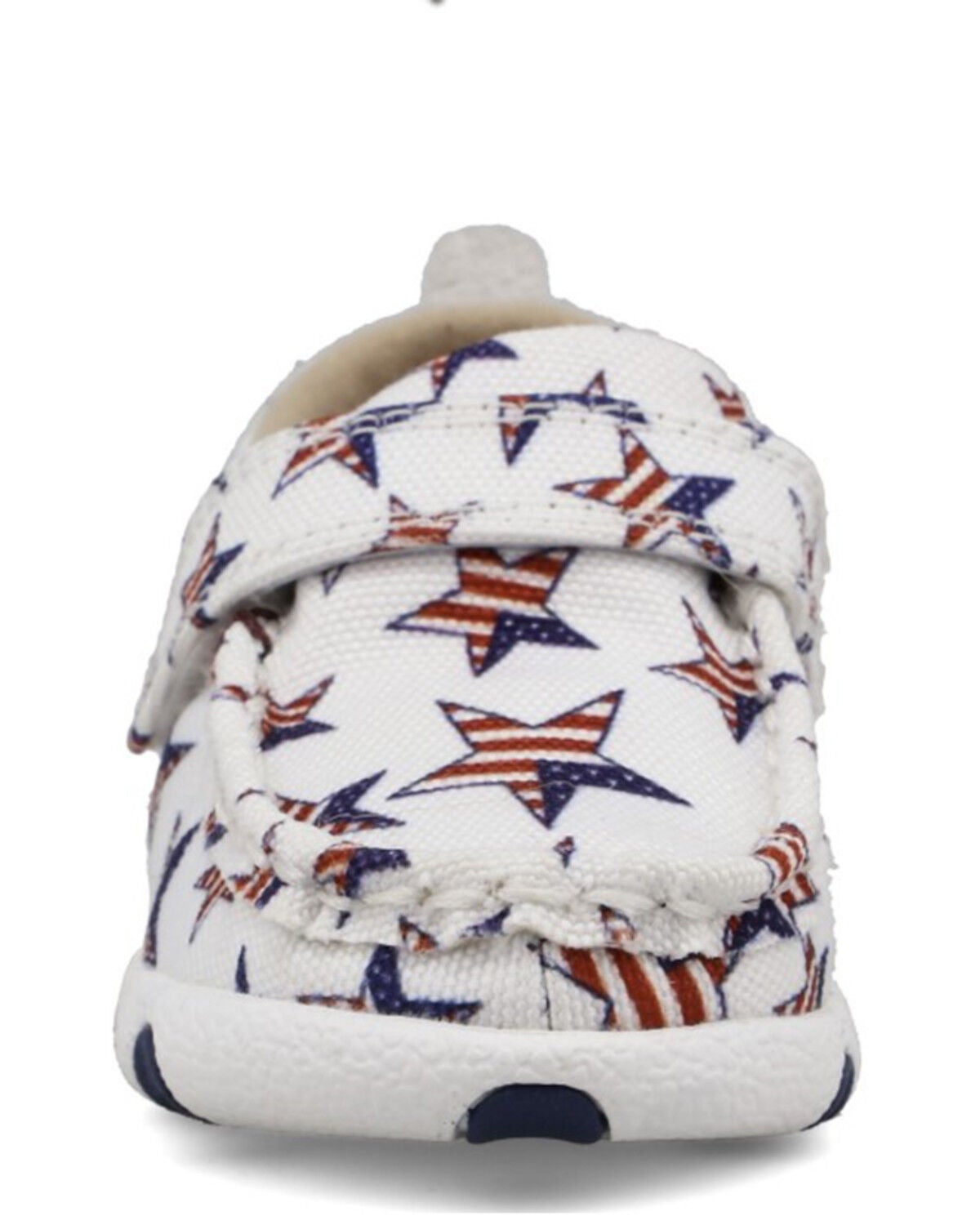 Image #4 - Twisted X Infant Boys' Patriotic Driving Moc Casual Shoes, Red/white/blue, hi-res