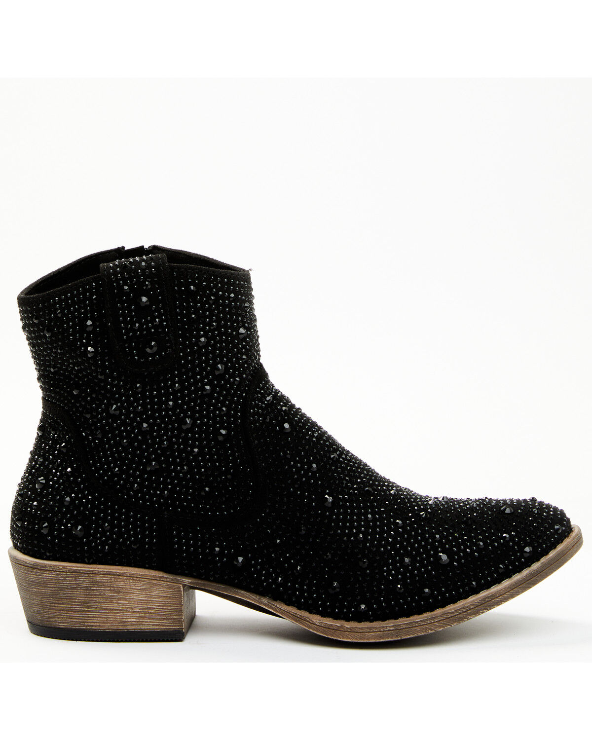 Image #2 - Very G Women's Kady Low 2 Western Booties - Round Toe, Black, hi-res