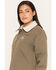Image #2 - Carhartt Women's Crawford Sherpa Detroit Jacket, Olive, hi-res