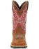 Image #5 - Durango Women's Rebel Waterproof Western Work Boots - Composite Toe , Brown, hi-res