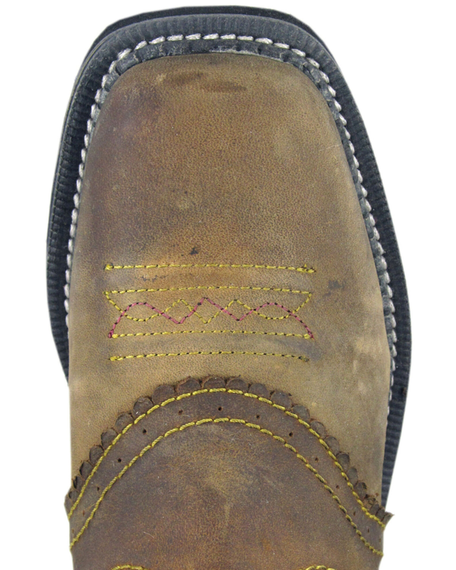 Image #2 - Smoky Mountain Boys' Pawnee Camo Western Boots - Broad Square Toe, Brown, hi-res