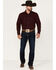 Image #1 - Ariat Men's M7 Rockport Ranger Dark Wash Slim Straight Jeans, Blue, hi-res