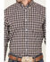 Image #3 - Cody James Men's Wes Plaid Print Long Sleeve Button Down Stretch Western Shirt - Big & Tall, Cream, hi-res