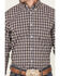 Image #3 - Cody James Men's Wes Plaid Print Long Sleeve Button Down Stretch Western Shirt - Big & Tall, Cream, hi-res