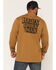Image #1 - Hawx Men's Work Gear Long Sleeve Graphic Work T-Shirt, Tan, hi-res