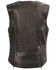 Image #2 - Milwaukee Leather Women's Lightweight Crinkle Snap Front Vest - 4X, Black/purple, hi-res