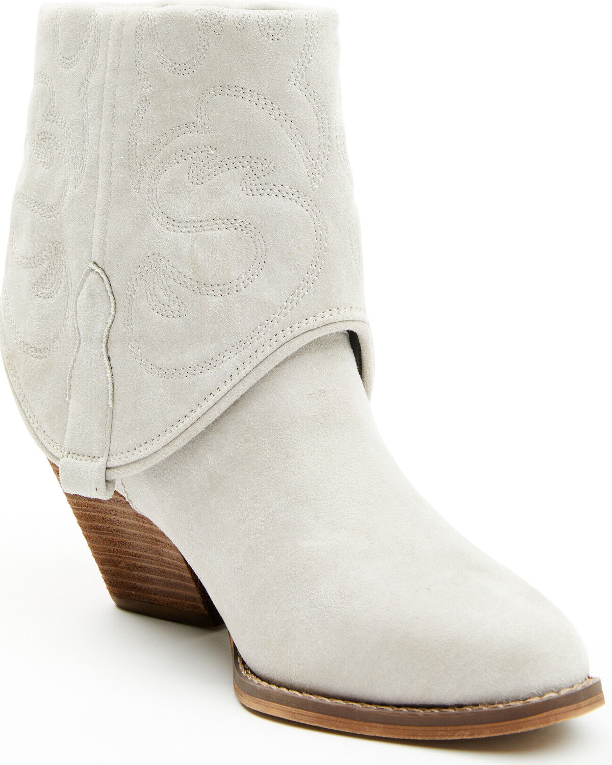 Image #1 - Very G Women's Saylor Fashion Booties - Round Toe, Cream, hi-res