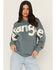 Image #1 - Wrangler Retro Women's Logo Hoodie, Blue, hi-res