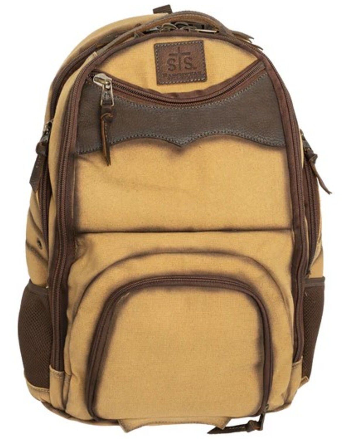 Image #1 - STS Ranchwear by Carroll Men's Buffalo Creek Theo Backpack, Tan, hi-res