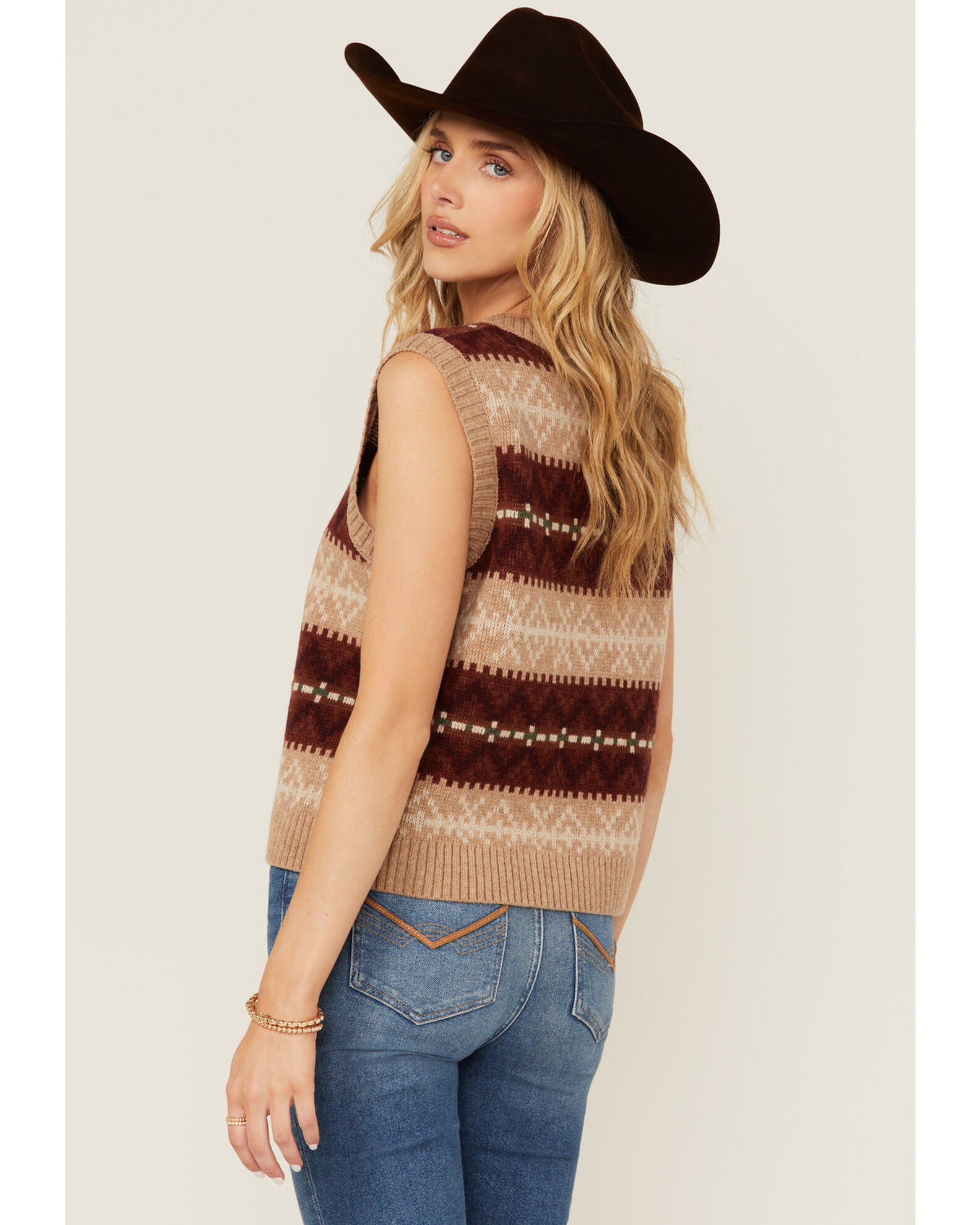 Pendleton Women s Striped Sweater Vest