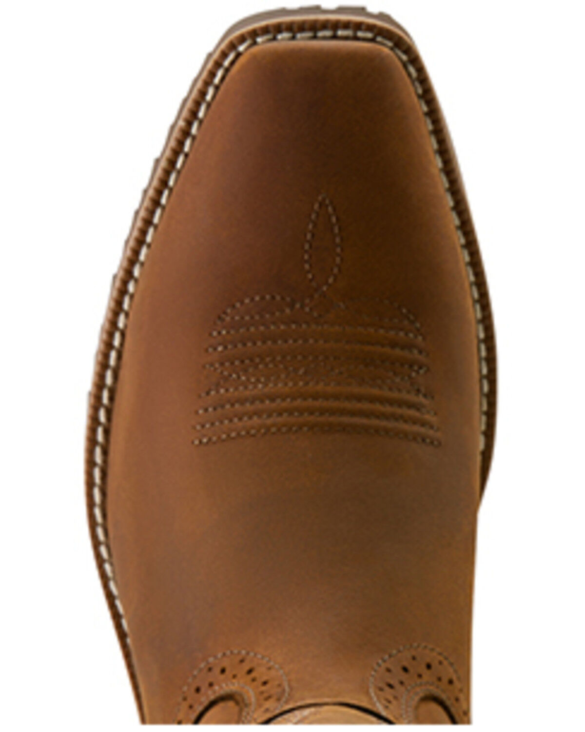 Image #4 - Ariat Men's Hybrid Roughstock Distressed Performance Western Boots - Square Toe, Brown, hi-res
