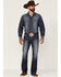 Image #3 - Rock & Roll Denim Men's Medium Wash Pistol Regular Bootcut Jeans, Blue, hi-res
