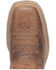 Image #6 - Laredo Men's Rancher Stockman Western Boots - Broad Square Toe, Brown, hi-res