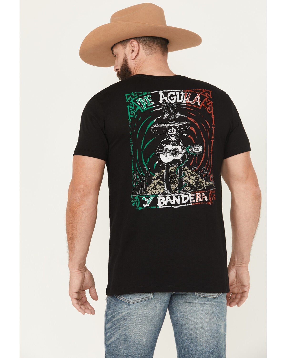 Product Name: Moonshine Spirit® Men's Bandera Short Sleeve Graphic T-Shirt