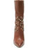 Image #3 - Free People Women's Dakota Heel Studded Leather Western Boots - Pointed Toe , Brown, hi-res