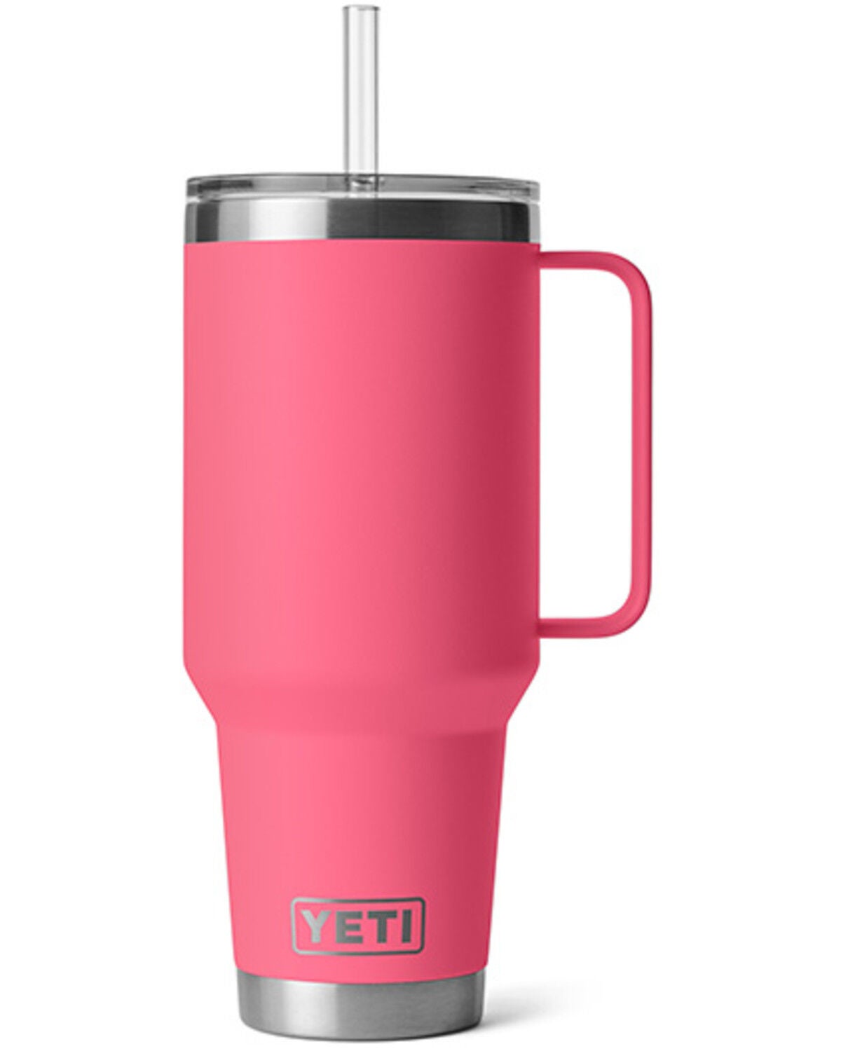 YETI Rambler&reg; Straw Lid 42oz Travel Mug, Bright Pink, hi-res
