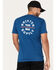 Image #4 - Brixton Men's Oath V Logo Graphic T-Shirt, Blue, hi-res
