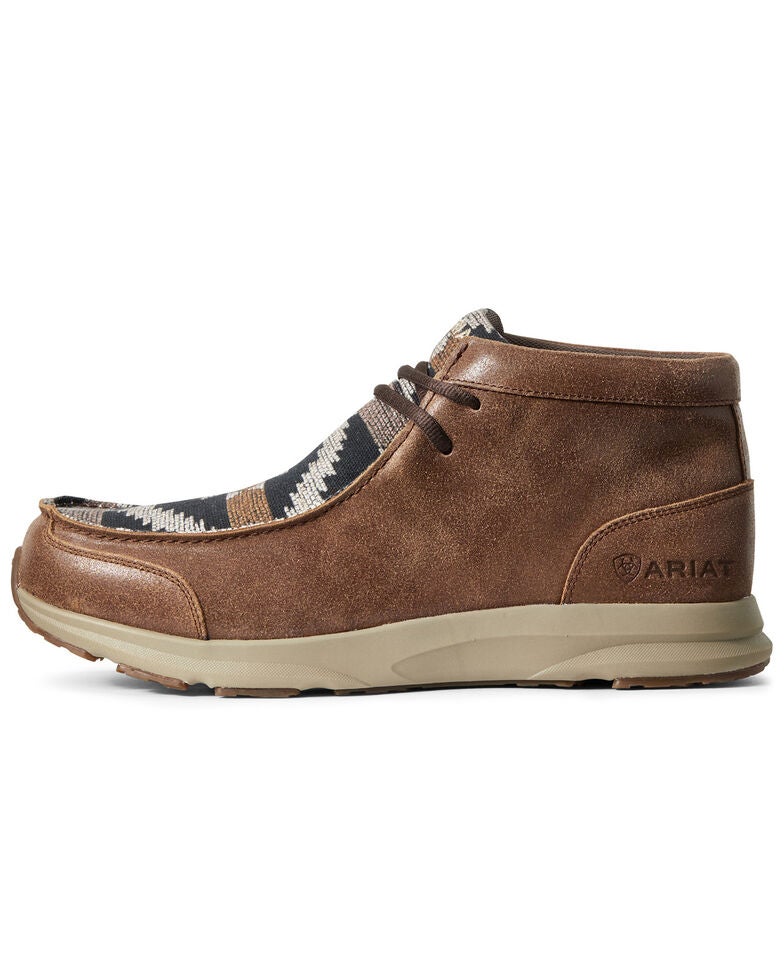 Ariat Men's Spitfire Aztec Print Shoes Moc Toe Sheplers