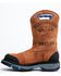Cody James Men's 11" Decimator Waterproof Western Work Boots - Nano Composite Toe, Brown, hi-res