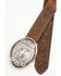 Image #2 - Cody James Boys' Bronc Rider Tooled Leather Belt, Brown, hi-res
