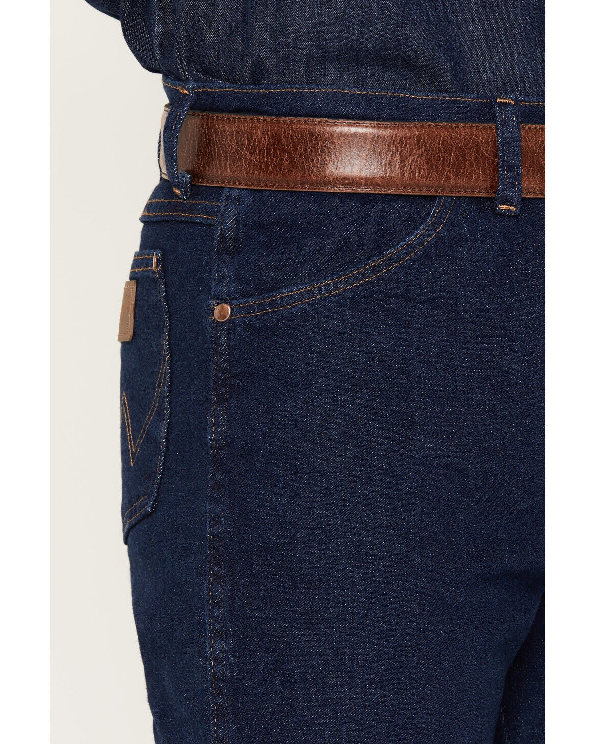 Image #2 - Wrangler Men's 937 Stretch Slim Cowboy Cut Jeans, Indigo, hi-res